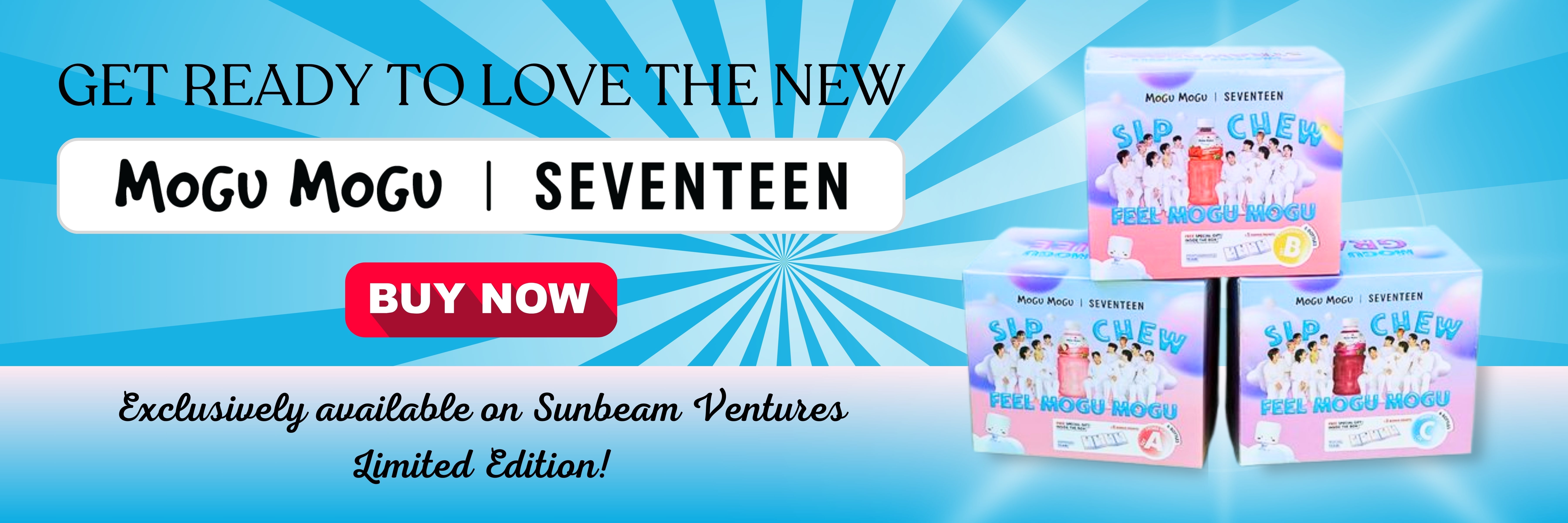 Mogu Mogu x SEVENTEEN limited edition memory box in India