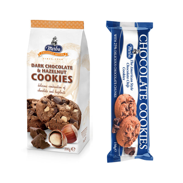Choclate Cookies 25% & Dark Choclate Hazeln Cookies|Combo Of 2