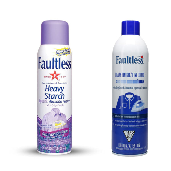 Faultless Heavy Finish and Lavender Scent Ironing Spray Starch
