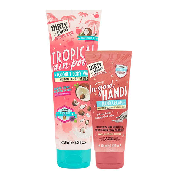 Tropical Rain Power Coconut Body Wash & In Good Hands Hand Cream