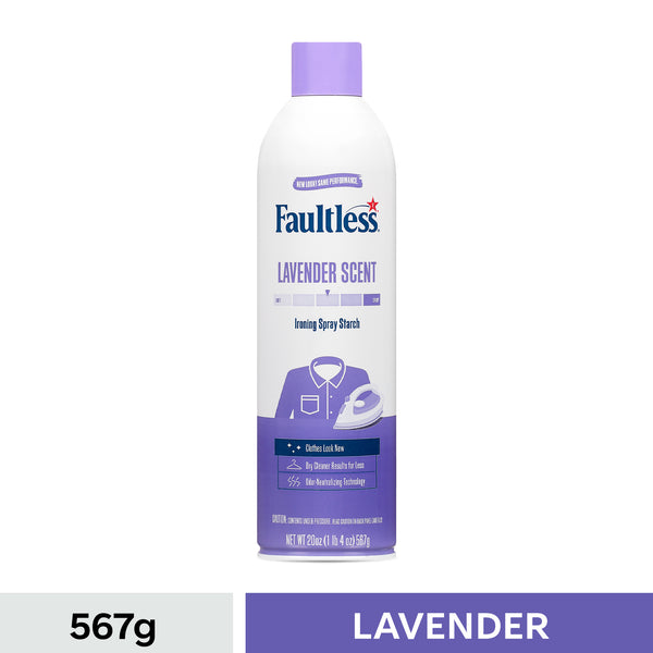 Faultless Lavender Scent Ironing Spray Starch