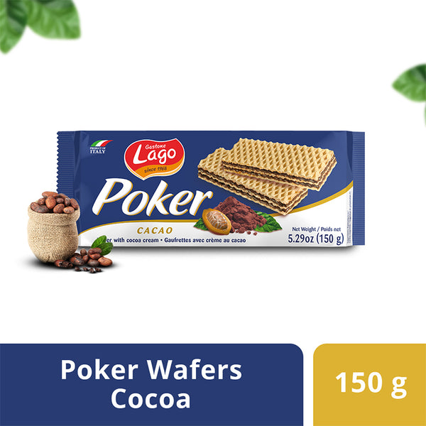 Gastone Lago Poker Wafers Cocoa