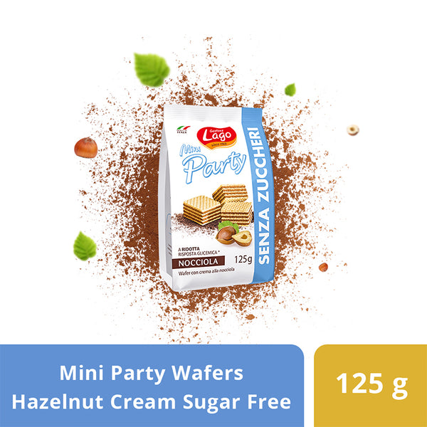 Gastone Lago Sugar-free Mini Party Wafers Hazelnut Cream