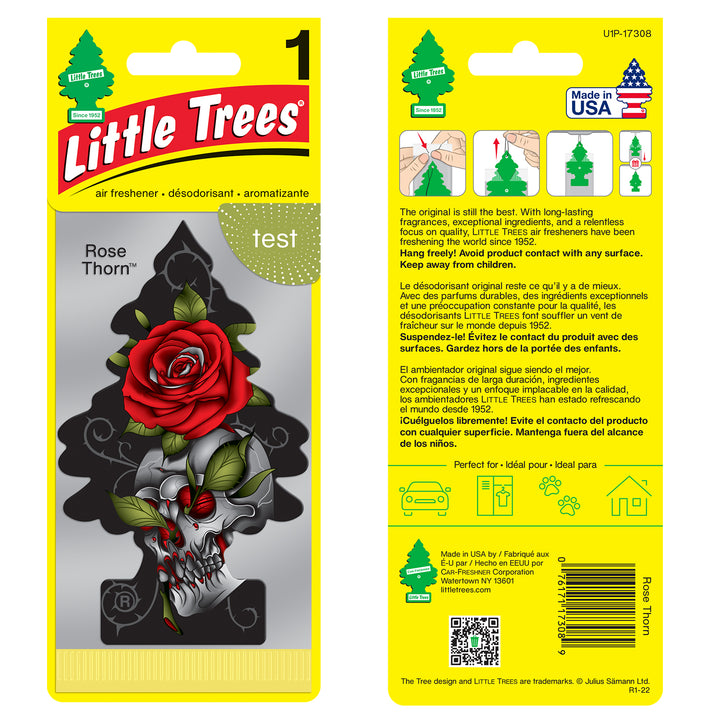 Little Trees Rose Thorn Hanging Car Air Freshener