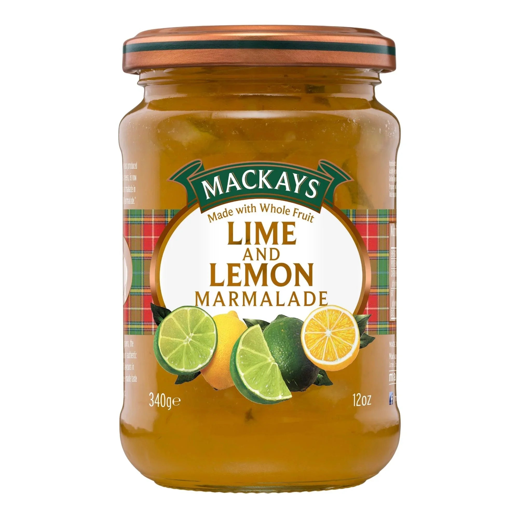 Mackays Lime & Lemon Marmalade Jam 340gm