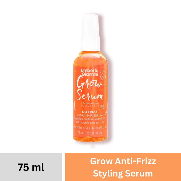Grow Anti-Frizz Styling Serum with Vegetable Protein & Vitamin B5 - 75 ml