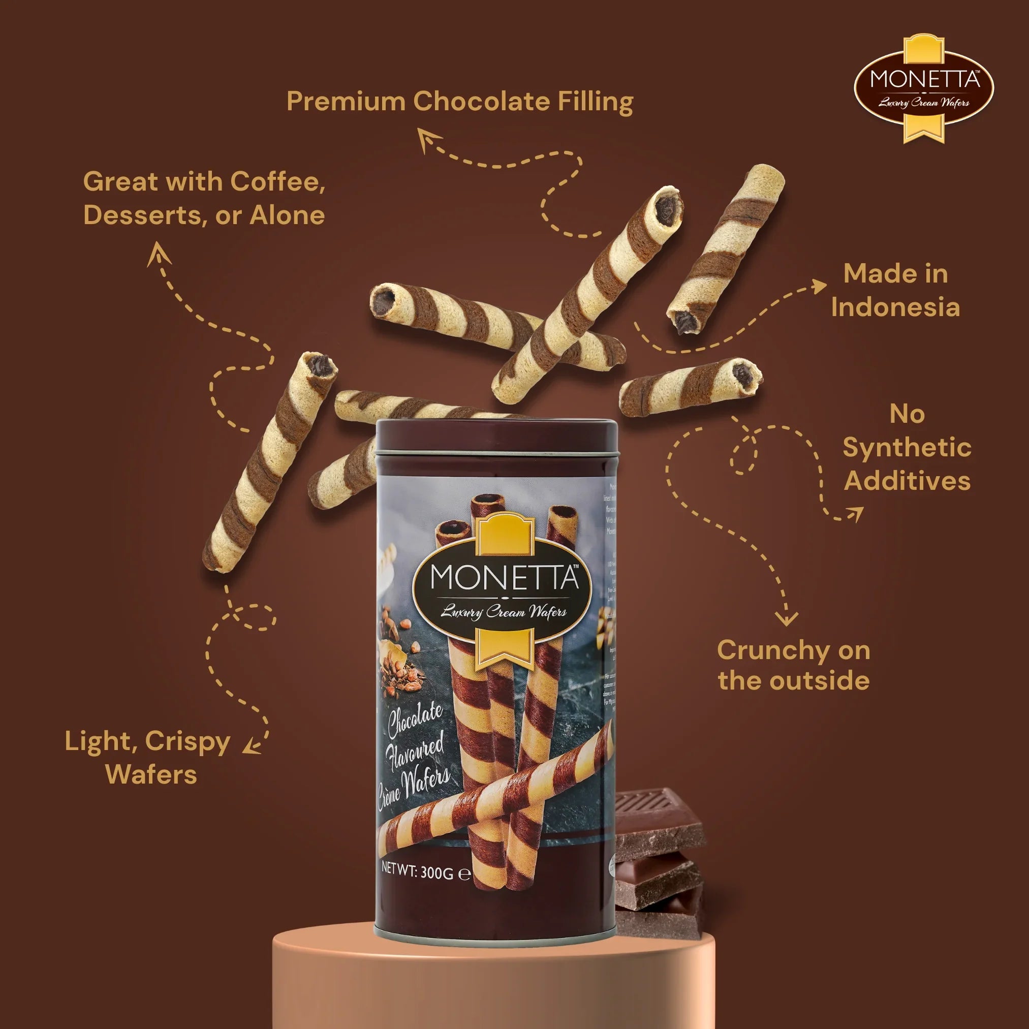 Chocolate Wafer Sticks