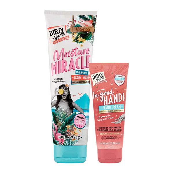 Buy Health & Beauty "Moisture Miracle Hawaii Hydrating Body Wash And In Good Hands Hand Cream" by Sunbeam combo, Default Title