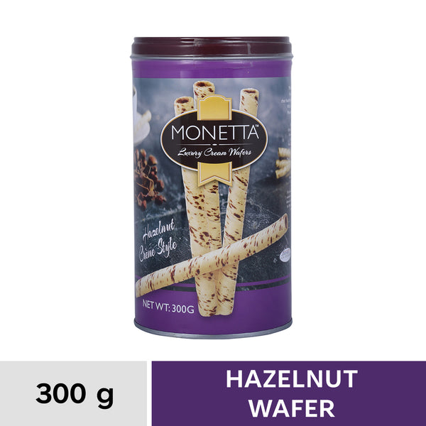 Monetta Hazelnut Wafer Sticks 300g