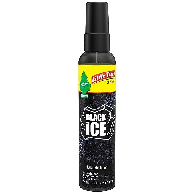 Buy Vehicle Air Fresheners "Car Air Freshener Black Ice Spray" by Little Trees, Pack of 1