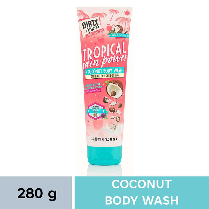 Dirty Works Tropic Like it's Hot Tropical Rain Power: Coconut Body Wash