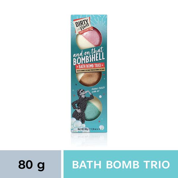 Dirty Works And On that Bombshell: Bath Bomb Trio