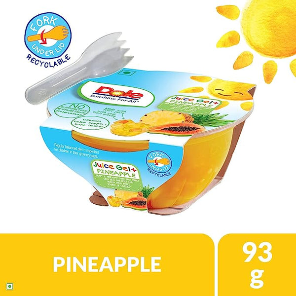 Dole Juice Jelly - Pineapple Single 93g (pack of 8)