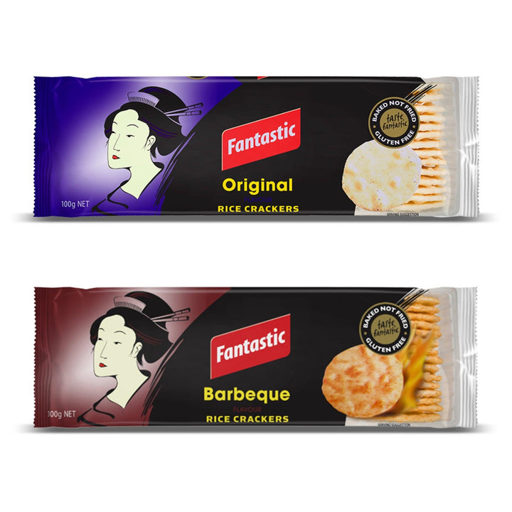 Buy Crackers "Original And Bbq Rice Crackers" by Sunbeam combo, Default Title