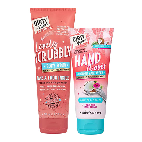 Lovely Scrubbly Body Scrub & Hand It Over Coconut Hand Cream