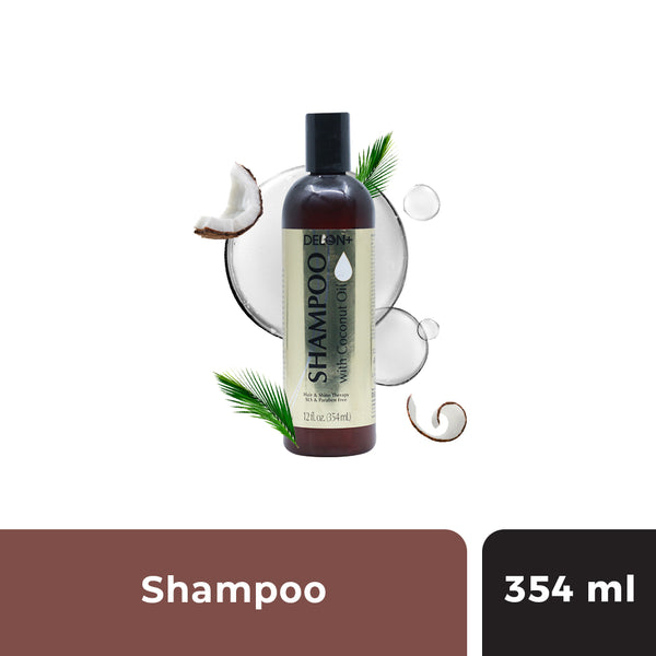 Delon Shampoo Coconut Oil (354ml)