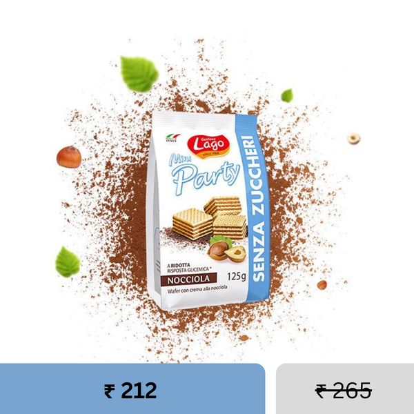 Hazelnut Cream Sugar Free Mini Party Wafers