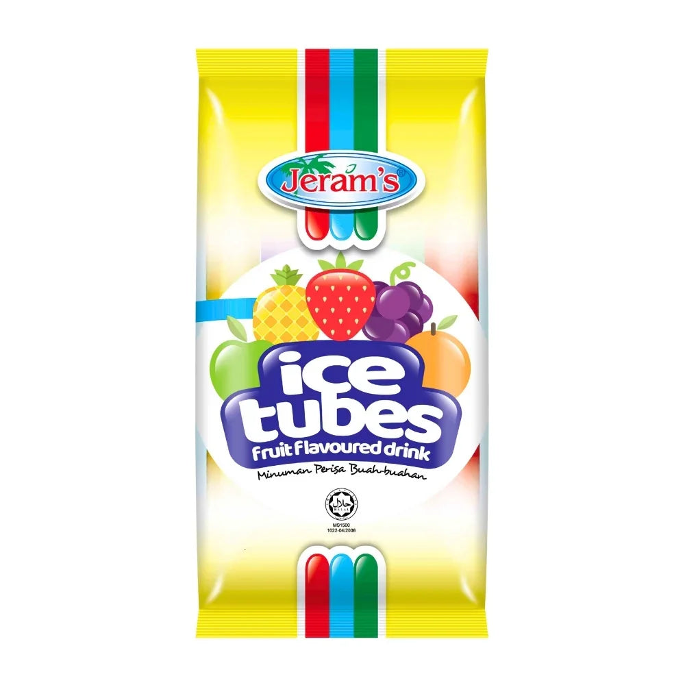 Jeram's Fruit Flavoured Ice Tubes | 10pcs x 75ml (750ml)
