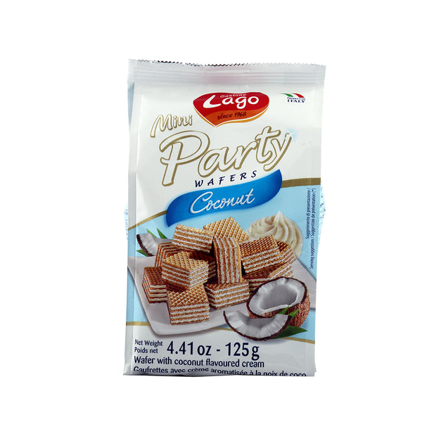 Gastone Lago Mini Party Wafers Coconut Cream (125g)