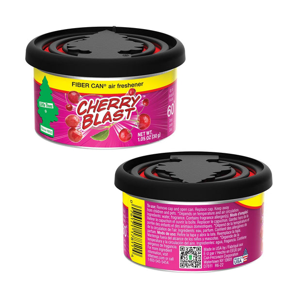 Buy Vehicle Air Fresheners "Car Air Freshener Cherry Blast Fiber Can" by Little Trees, Pack of 2