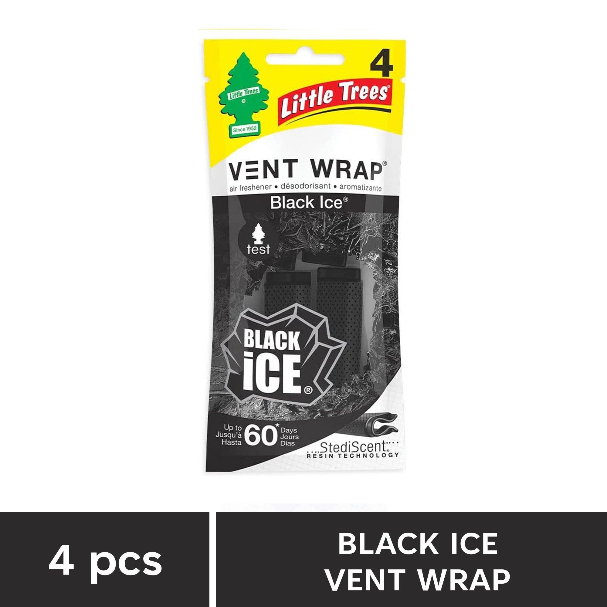 Buy Black Ice Vent Wrap Car Air Freshener | Little Trees | Sunbeam ...