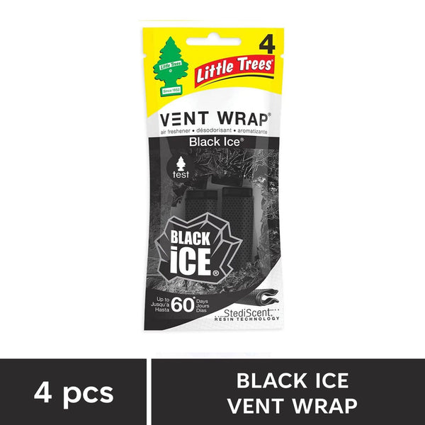 Little Trees Black Ice Vent Wrap Car Air Freshener