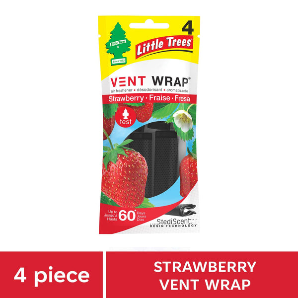 Little Trees Strawberry Vent Wrap Car Air Freshener