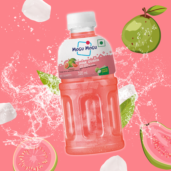 Mogu Mogu Guava Juice with Nata de Coco | 320ml
