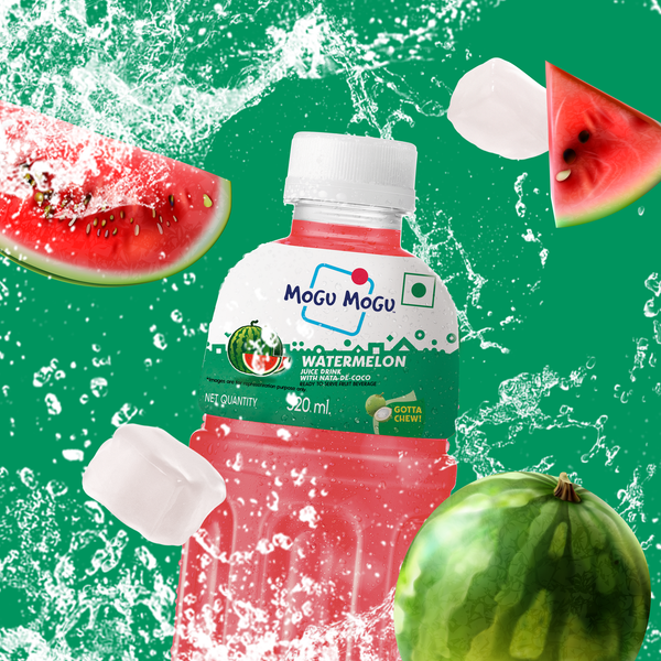 Mogu Mogu Watermelon Juice with Nata de Coco | 320ml