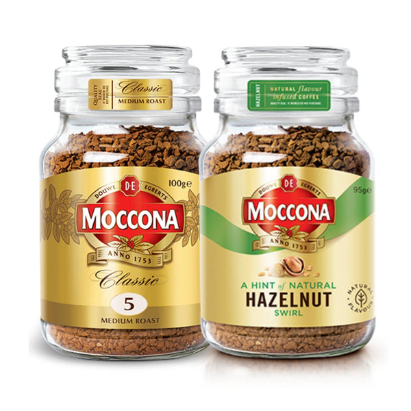 Classic Medium Roast And Hazelnut Instant Coffee