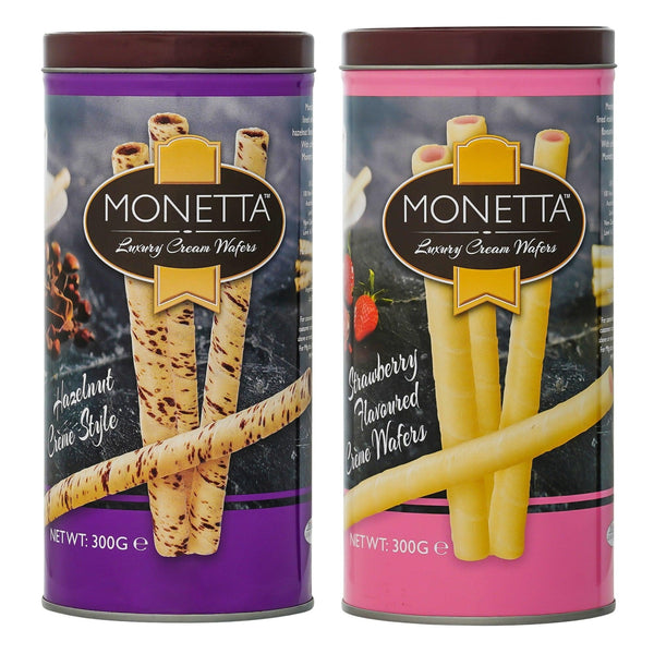 Hazelnut, Strawberry Wafer Sticks Combo