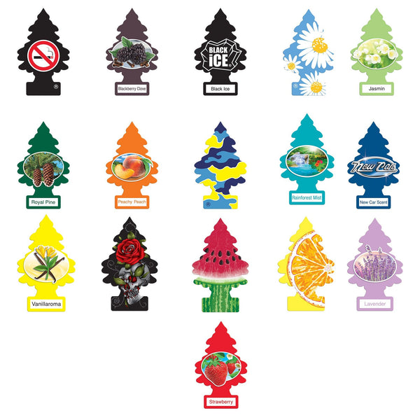 Little Trees Car Freshener Variety Pack - Pack of 16 Unique Scents