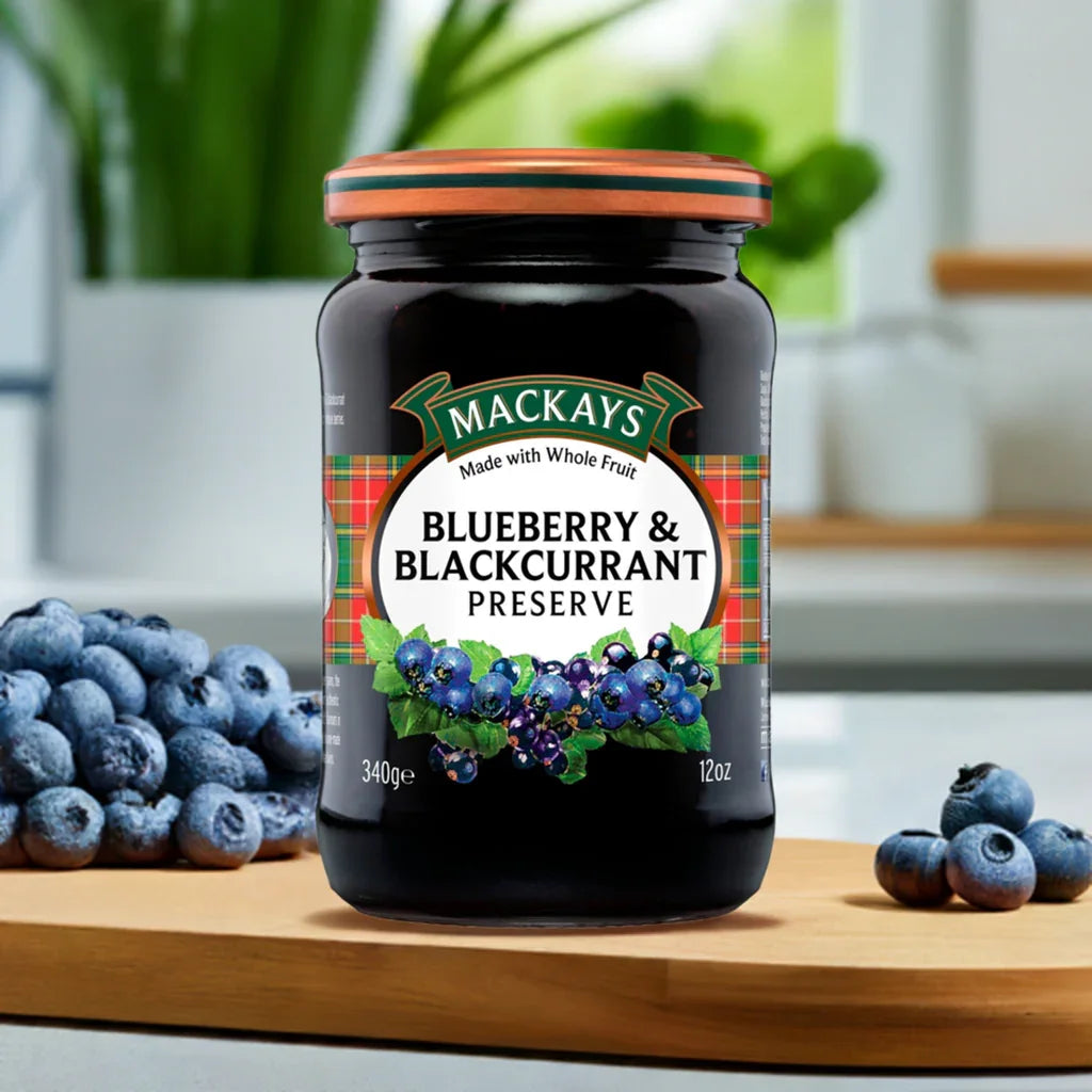 Mackays Blueberry & Blackcurrant Preserve 340gm