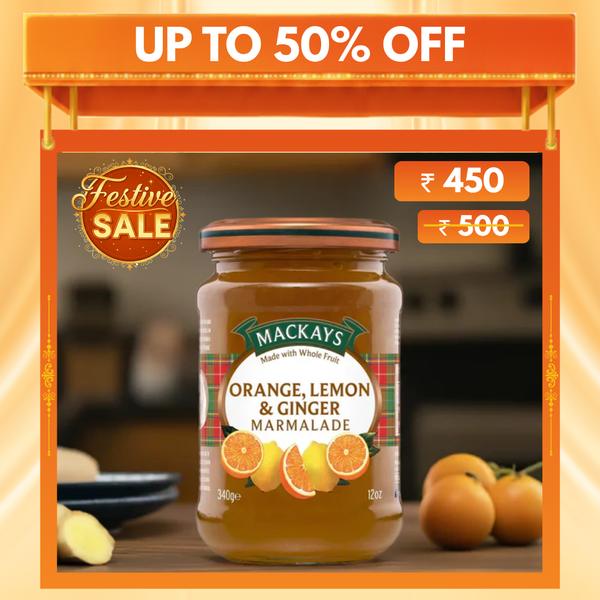 Mackays Orange Lemon & Ginger Marmalade Jam 340gm