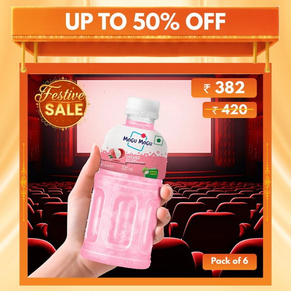 Mogu Mogu Lychee Juice with Nata de Coco | 320ml