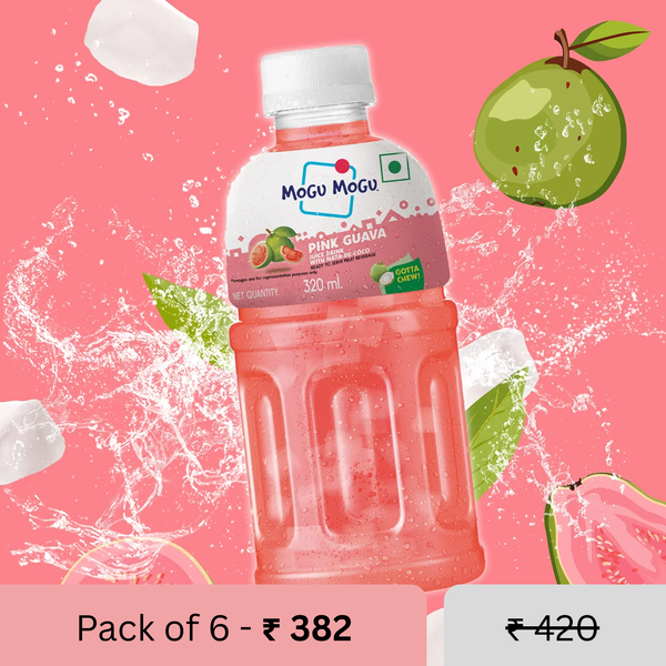 Mogu Mogu Guava Juice with Nata de Coco | 320ml