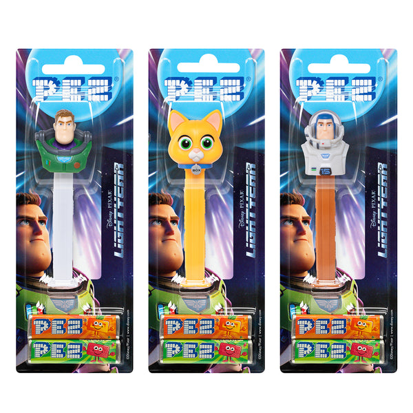 PEZ Lightyear Series Candy Set - Buzz Space Ranger, Sox, Buzz XL-15