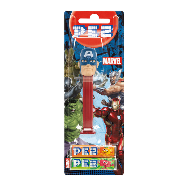 PEZ Captain America (Marvel) Candy 17gm