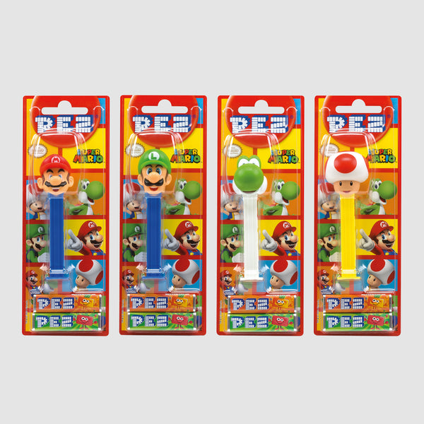 PEZ Nintendo Candy Set - Mario, Luigi, Yoshi, Kinopio