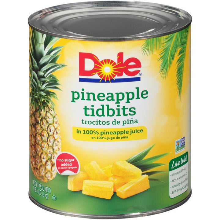 dole Pineapple Tidbits in Light Syrup