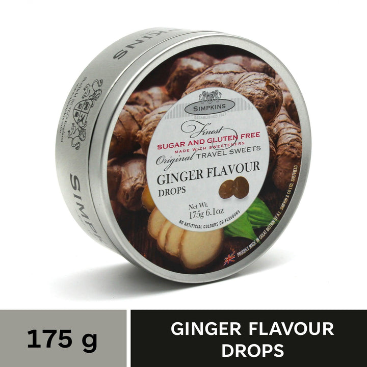 Buy Candy & Chocolate "Sugar Free Ginger Drops" by Simpkins, Pack of 1