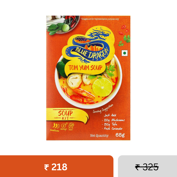 Thai Tom Yum Noodle Kit 153g | Thai Soup with Rice Noodles