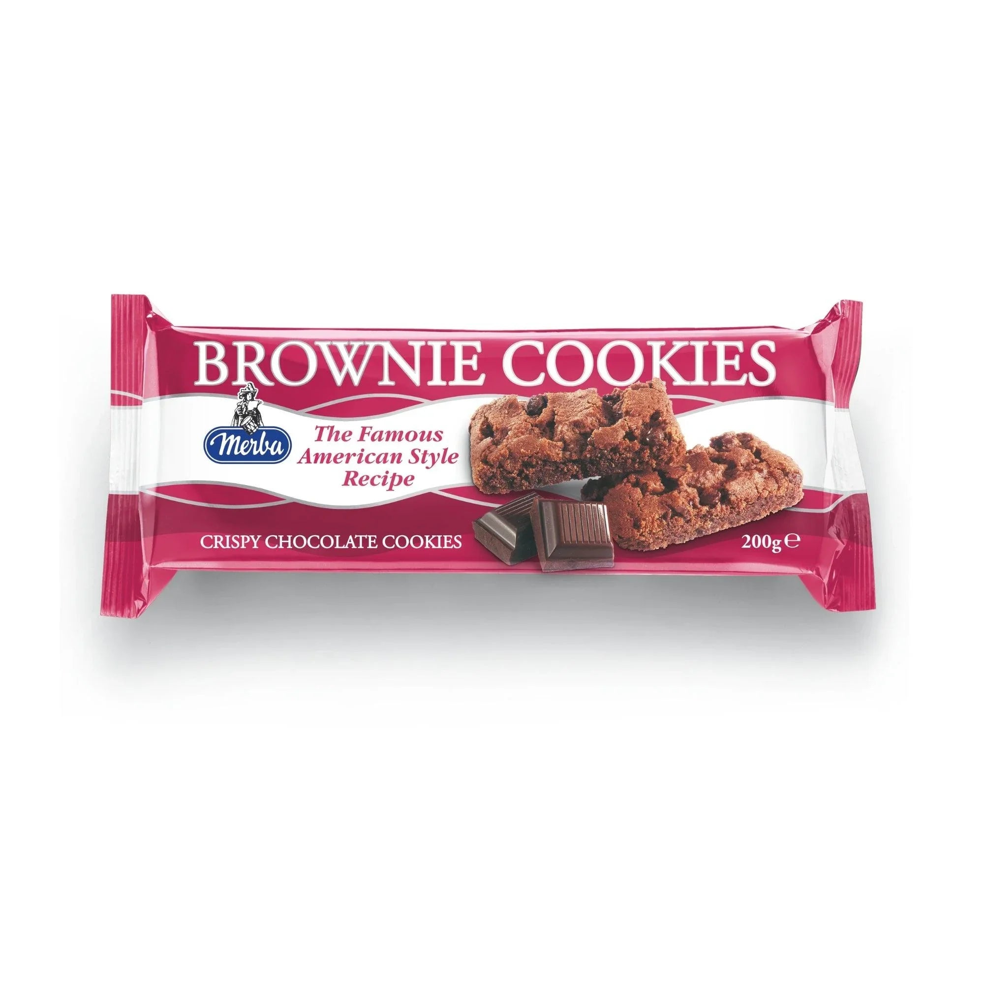 Brownie Cookies, Rich Chocolate Flavour with Soft Brownie Centre, 200g