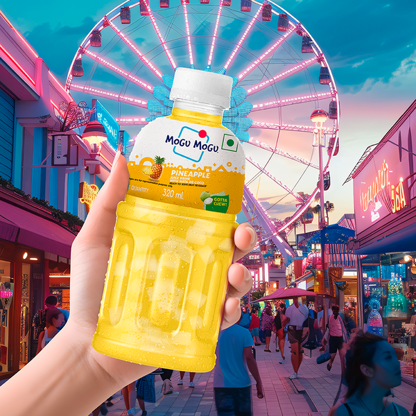 Mogu Mogu Pineapple Juice with Nata de Coco | 320ml