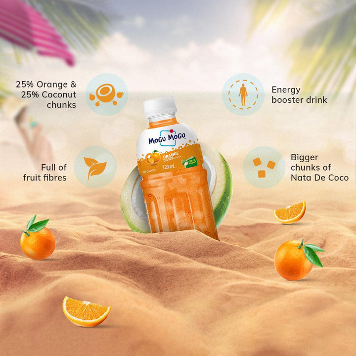 Buy Juice "Orange Juice" by Mogu Mogu, Pack of 24
