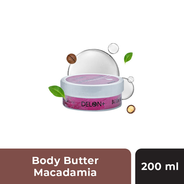 Delon Body Butter Macadamia Oil (200ml)