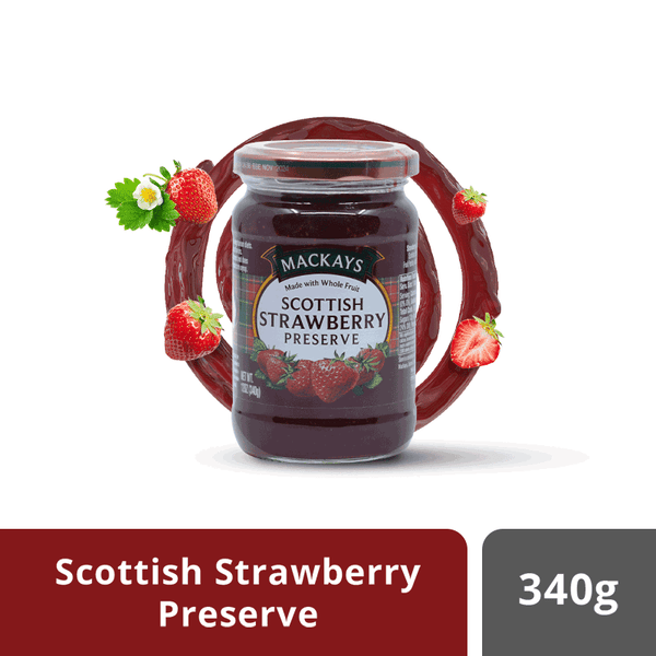 Buy Jams & Jellies "Preserve Scottish Strawberry" by Mackays, Pack of 1