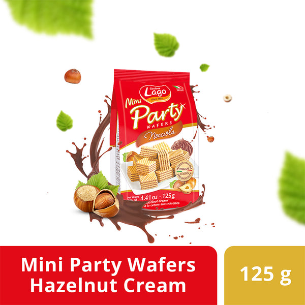 Gastone Lago Mini Party Wafers Hazelnut Cream (125g)