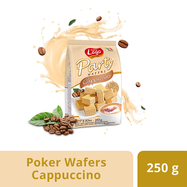 Gastone Lago Party Wafers Cappuccino (250g)