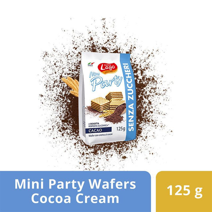 Gastone Lago Sugar-free Mini Party Wafers Cocoa Cream